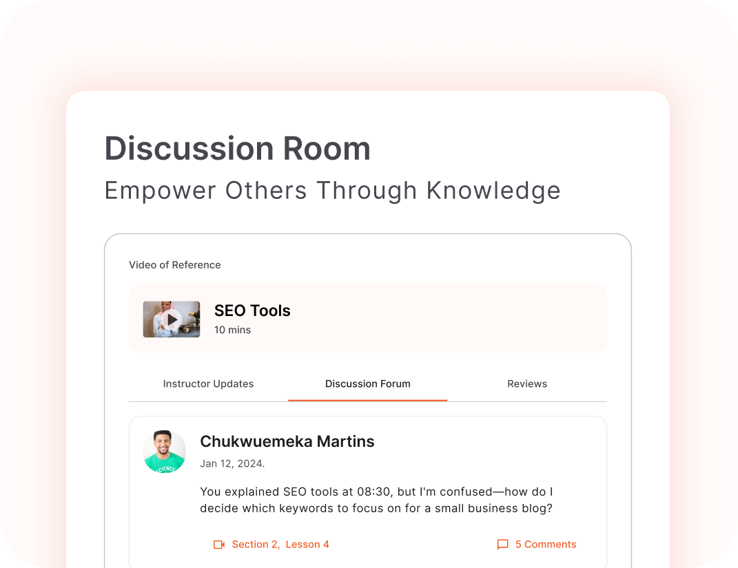 Engage with Student and Build your Brand
